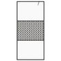 Voir la diapositive 3 : VIDAXL Paroi de douche avec verre ESG transparent 100x195 cm Noir