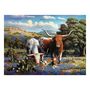 Voir la diapositive 2 : RAVENSBURGER Ravensburger - Jigsaw puzzle Loving Longhorns, 500 pcs. 120008262