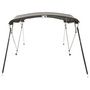 Voir la diapositive 5 : VIDAXL Toit bimini a 4 arceaux parois laterales 243x(200-213)x137 cm