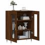 Voir la diapositive 4 : VIDAXL Buffet chene marron 69,5x34x90 cm bois d'ingenierie