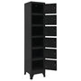 Voir la diapositive 5 : VIDAXL Armoire à casiers Noir 38x40x180 cm Acier