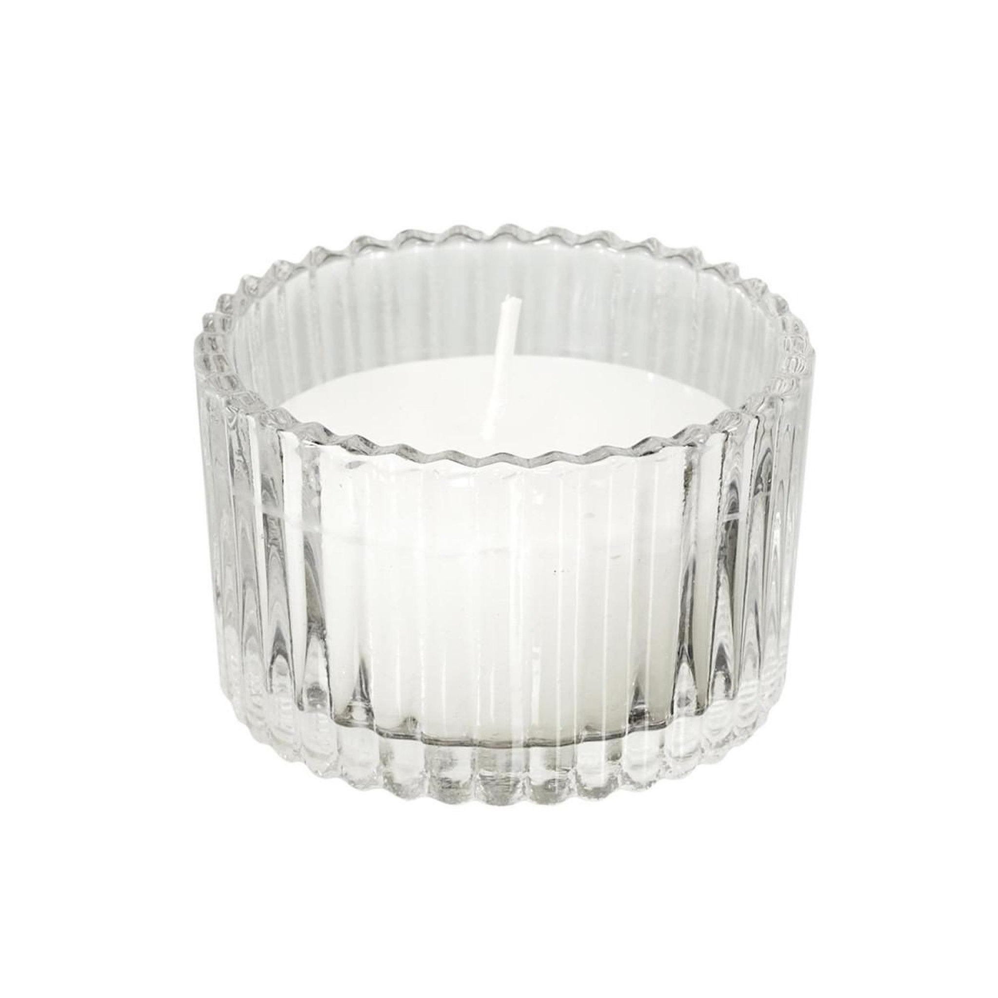 Voir la diapositive 3 : The Home Deco Factory Coffret 4 bougies parfumées  parfumerie  35g blanc