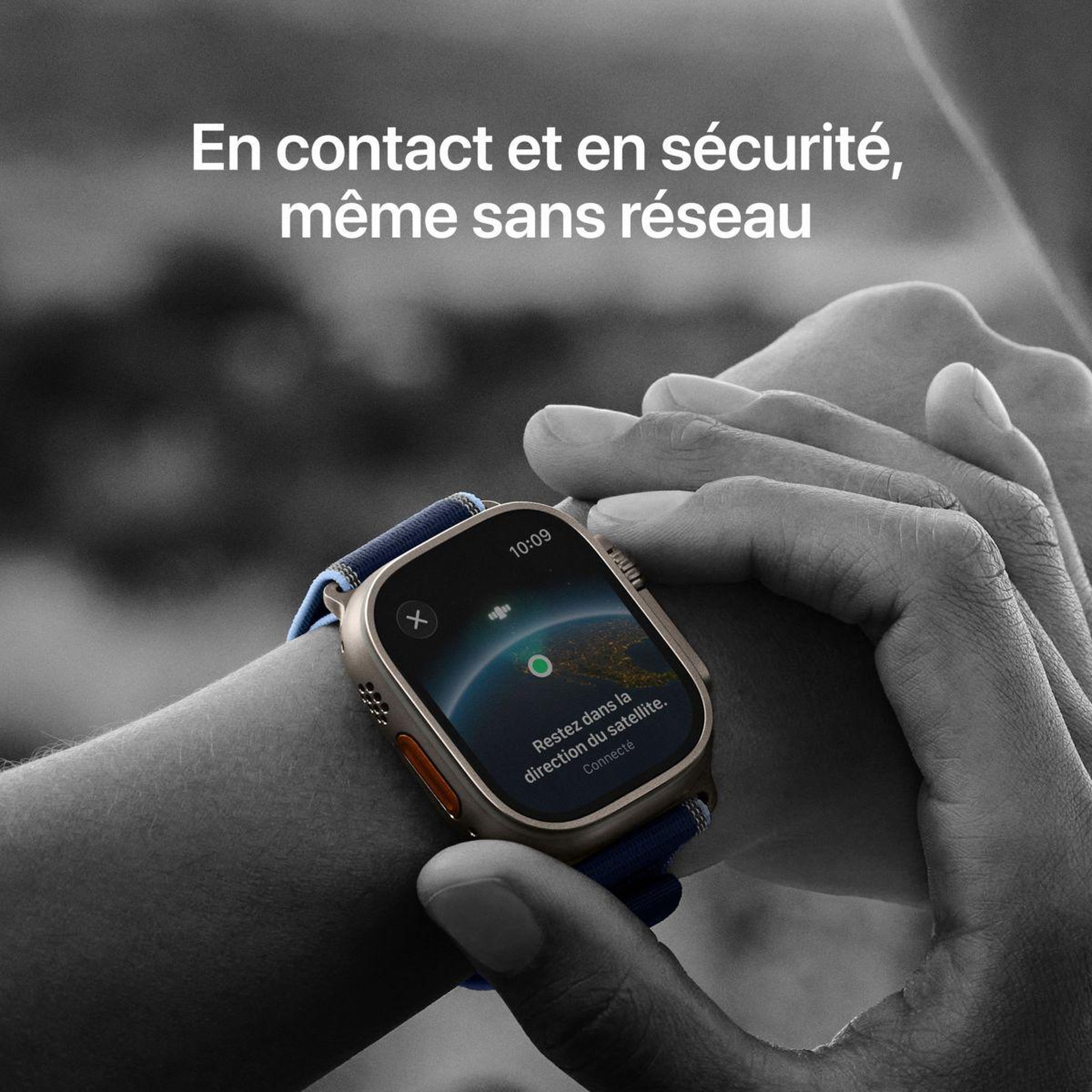 Voir la diapositive 4 : APPLE Montre connectée 49mm Tit Noir / Noir Alp Ultra 3 L Cellular