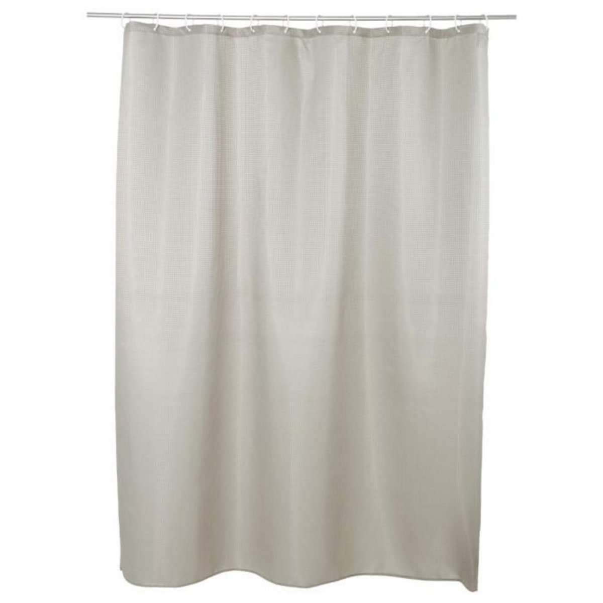 FIVE Rideau de Douche  Nid d'Abeille  180x200cm Taupe