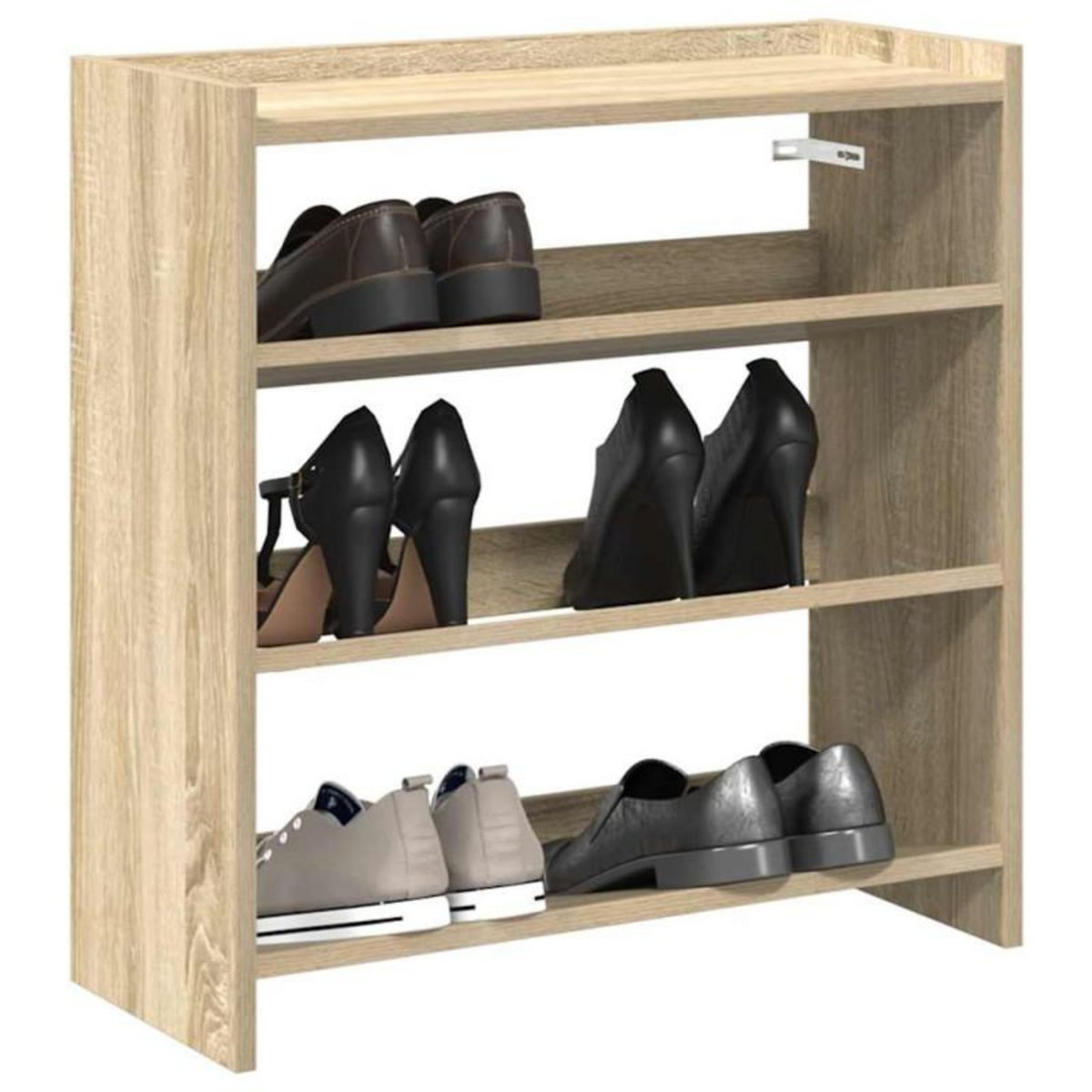 VIDAXL Étagère à chaussures chêne sonoma 60x25x62 cm bois d ingénierie