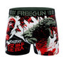Voir la diapositive 3 : FREEGUN Lot de 4 boxers homme Pop Art Style