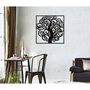 Voir la diapositive 5 : Paris Prix Décoration Murale Encadrée en Métal  Three  70cm Noir