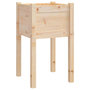 Voir la diapositive 2 : VIDAXL Jardiniere d'exterieur 50x50x70 cm bois de pin massif