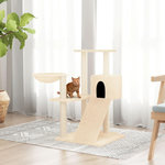VIDAXL Arbre a chat avec griffoirs en sisal Creme 82 cm