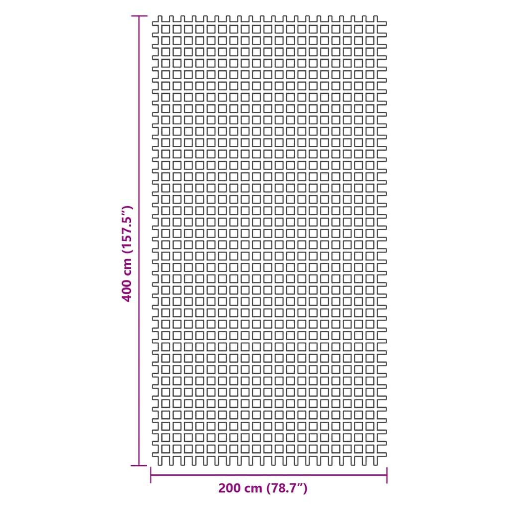 Voir la diapositive 6 : VIDAXL Tapis de tente anthracite 4x2 m
