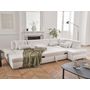 Voir la diapositive 2 : LISA DESIGN Vermont - canapé panoramique d'angle droit - 7 places - convertible - en tissu
