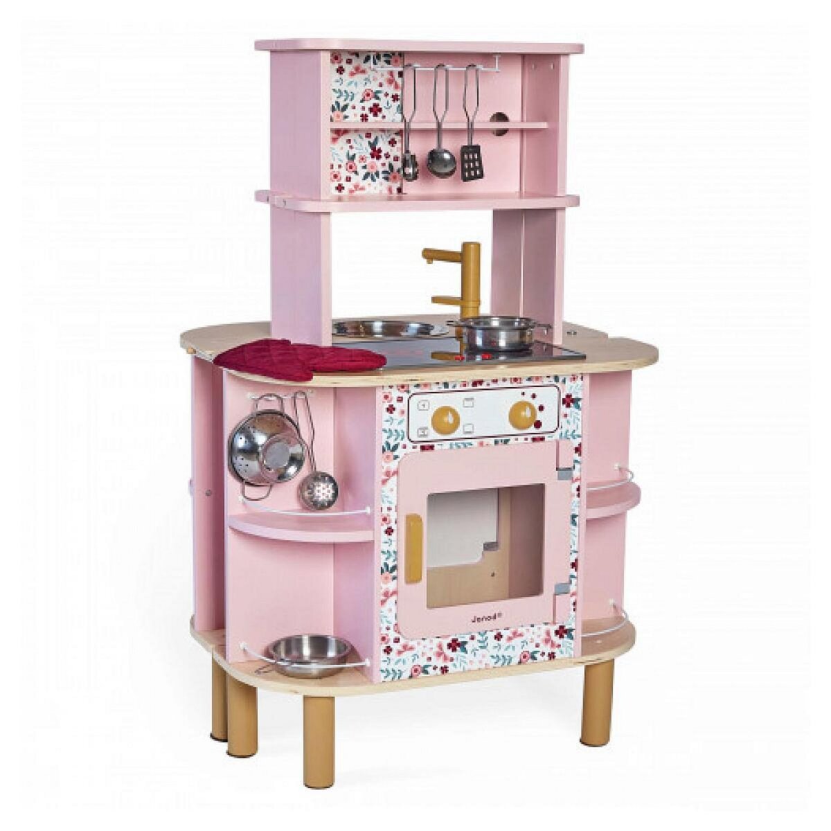 Juratoys-Janod Cuisine en Bois Twist avec Accessoires Éducatifs pour Enfants