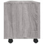Voir la diapositive 5 : VIDAXL Meuble TV sur roulettes Sonoma gris 90x35x35 cm Bois ingenierie