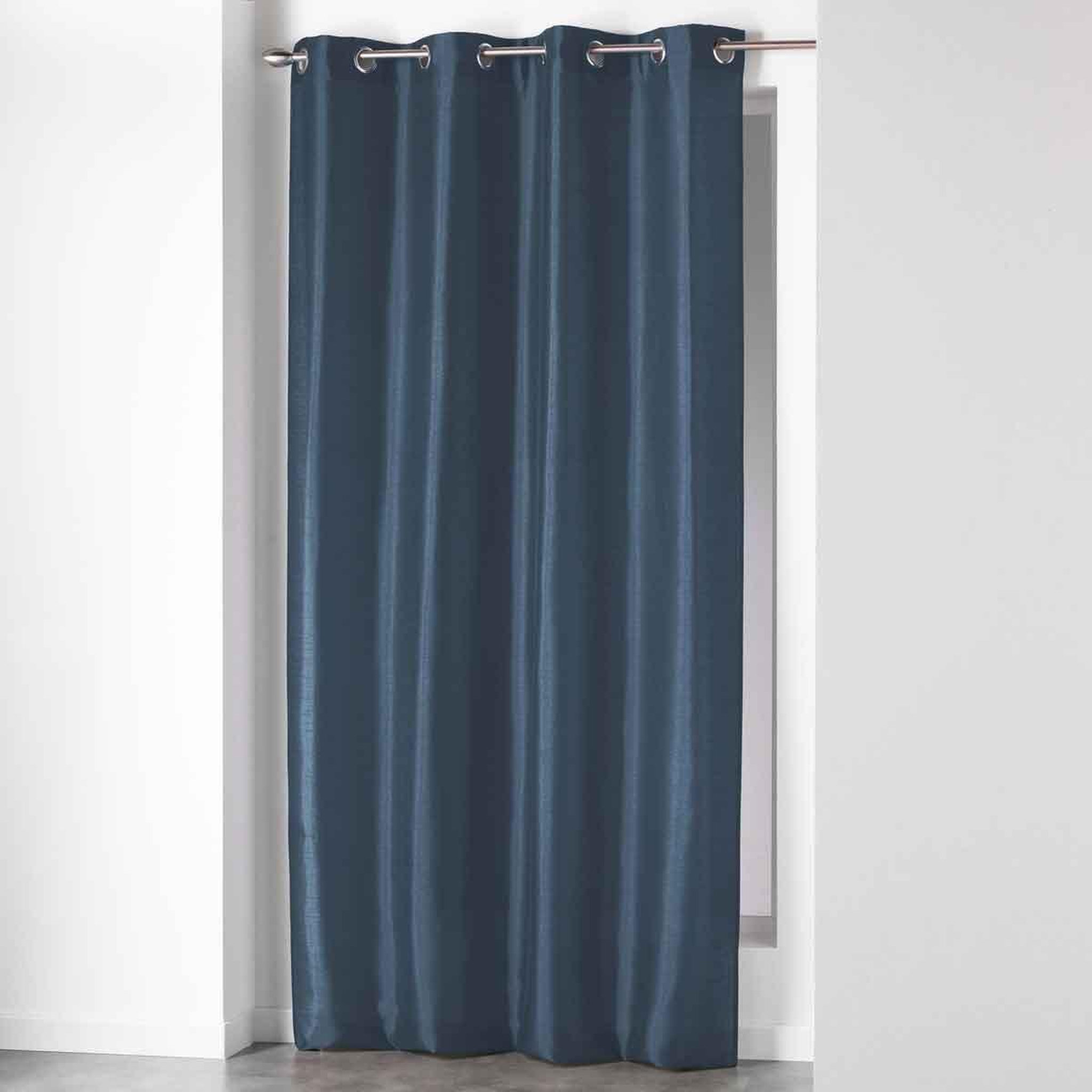 Voir la diapositive 1 : Douceur d'Intérieur Rideau à œillets  shana  140x240cm marine