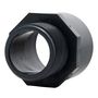 Voir la diapositive 2 : Jardibric Raccord pression fileté PVC M/F 40x49 Mø63-Fø50 mm