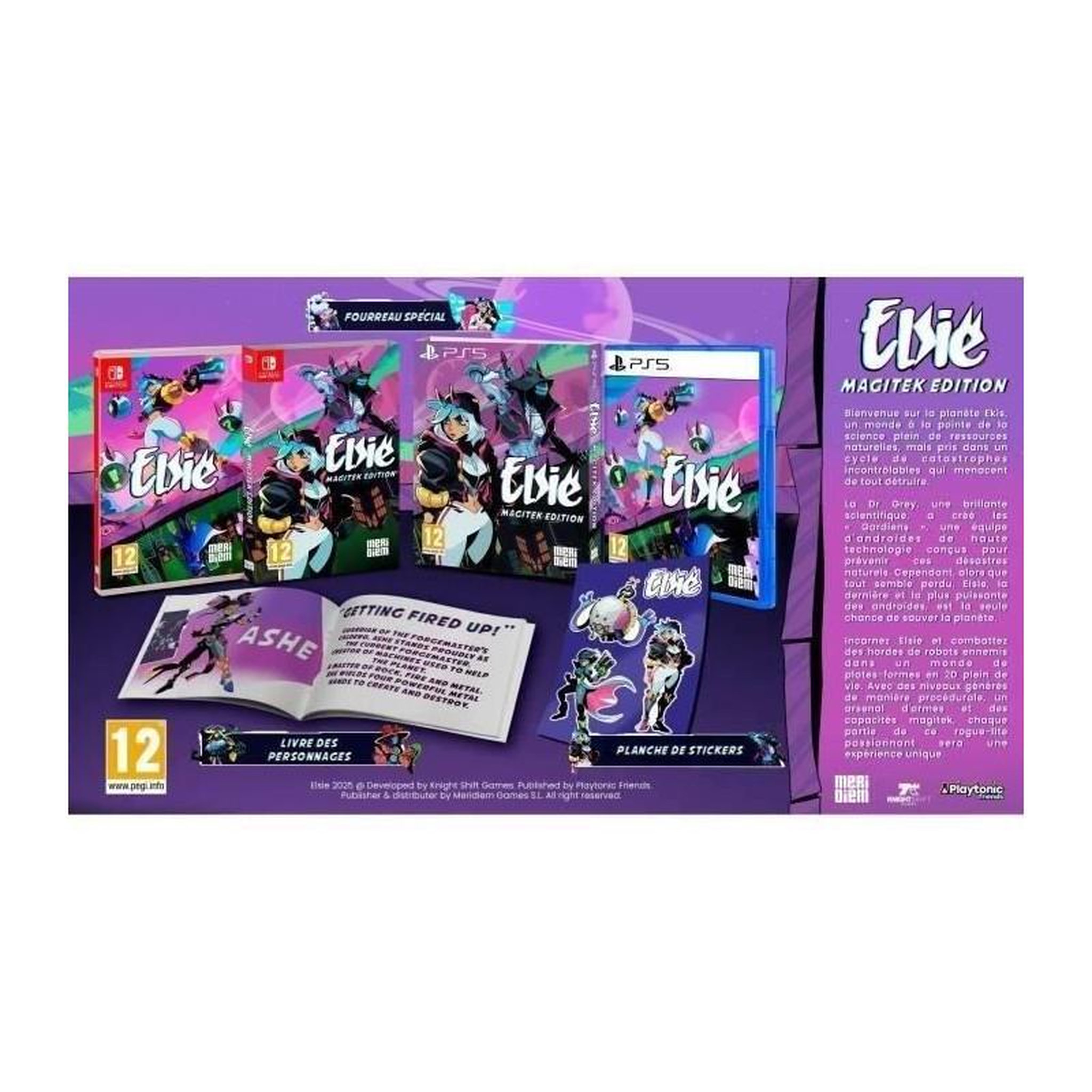 Voir la diapositive 2 : MICROIDS Elsie - Magitek édition - Jeu PS5