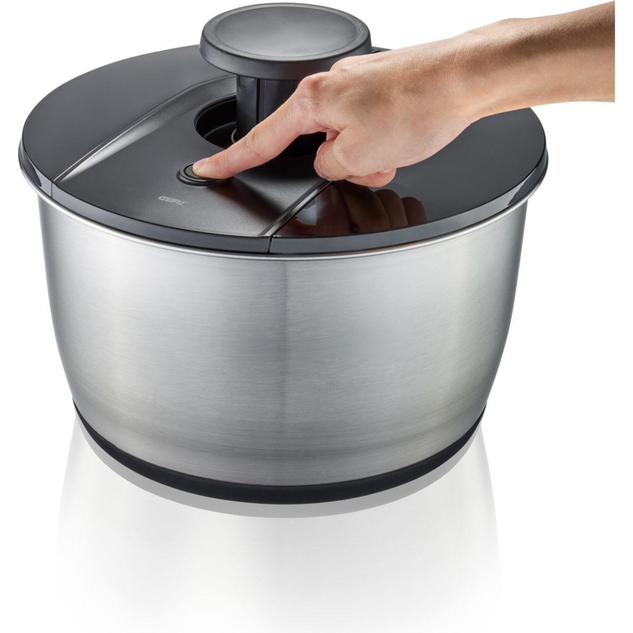Voir la diapositive 3 : GEFU Essoreuse à salade a salade inox push it
