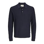 Jack & Jones Polo Manches  ongues  Homme Jack & Jones Sandri. Coloris disponibles : Bleu