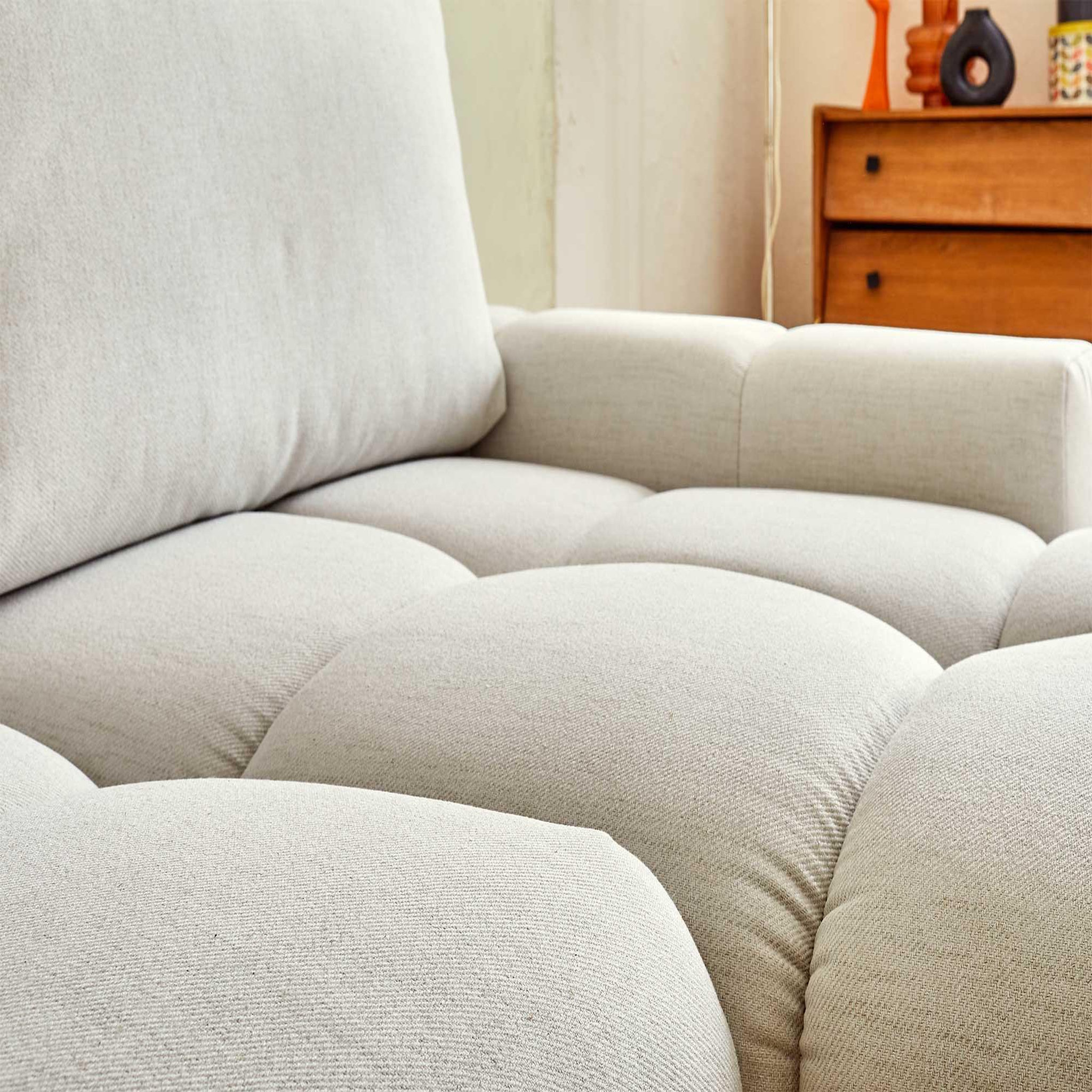 Voir la diapositive 4 : LISA DESIGN Crocus - canapé d'angle réversible - 4 places - convertible avec coffre - en tissu