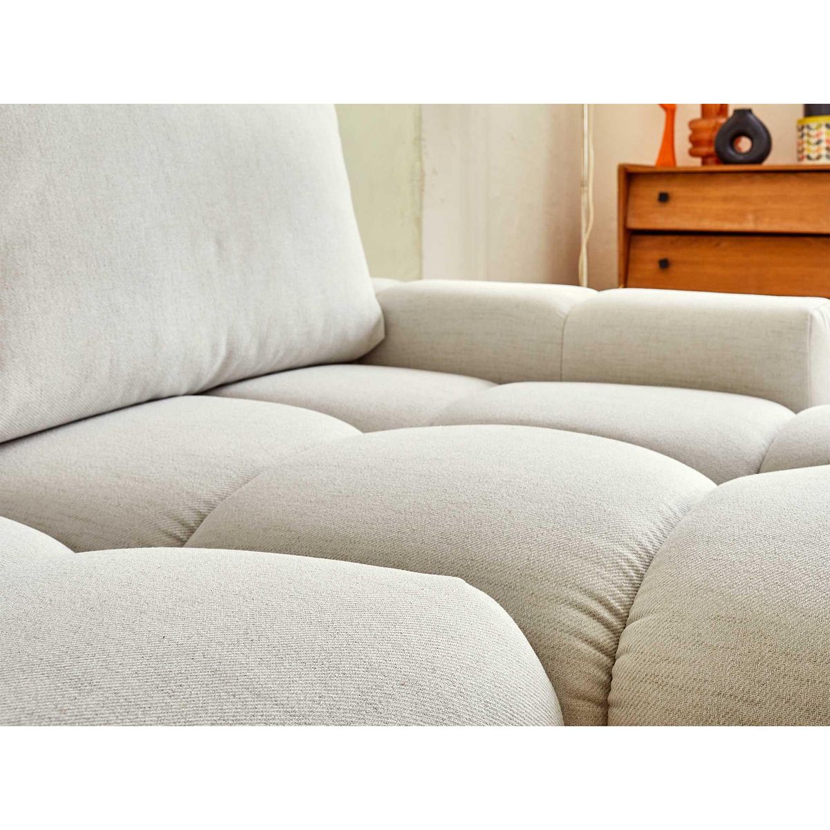 LISA DESIGN Crocus - canapé d'angle réversible - 4 places - convertible avec coffre - en tissu