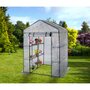 Voir la diapositive 2 : GARDENSTAR Serre de jardin à semis - Blanc - 19,6m²