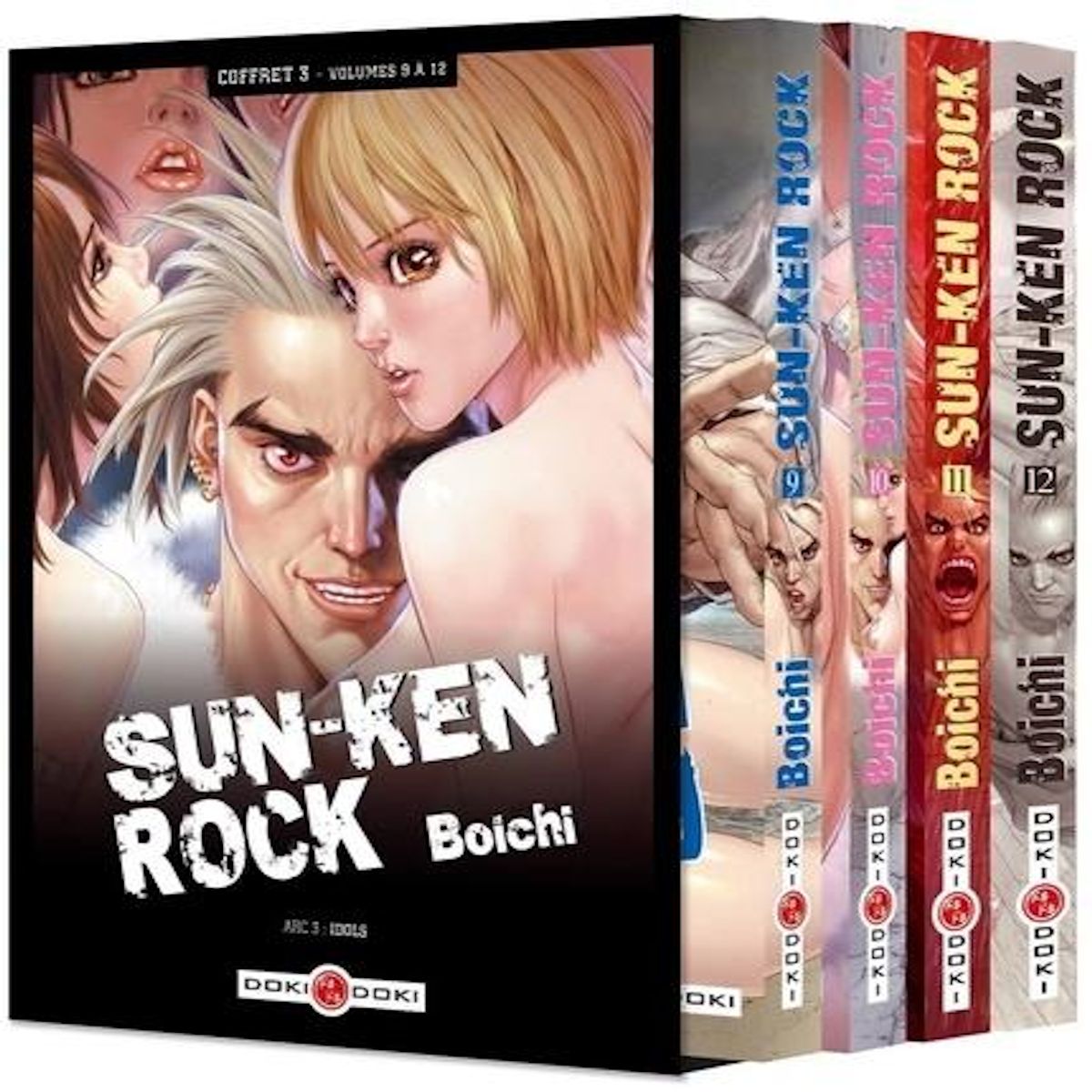 SUN-KEN ROCK TOMES 9 A 12 : COFFRET EN 4 VOLUMES. AVEC UNE ILLUSTRATION COLLECTOR OFFERTE, Boichi