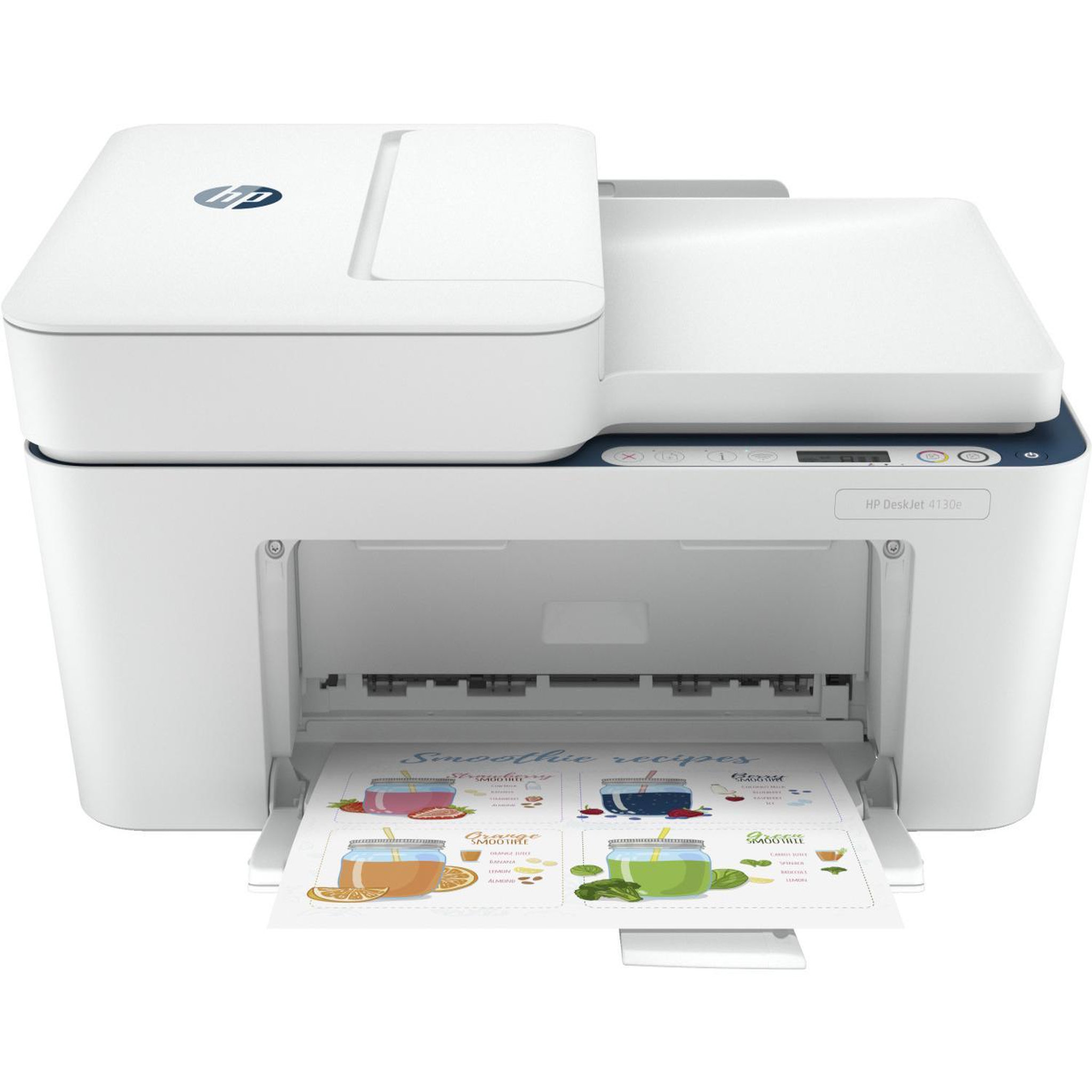 Voir la diapositive 2 : HP Imprimante jet d'encre multifonction HP 26Q93B DeskJet 4130e A4 4800x1200 DPI 8,5 ppm Wi-Fi Blanc