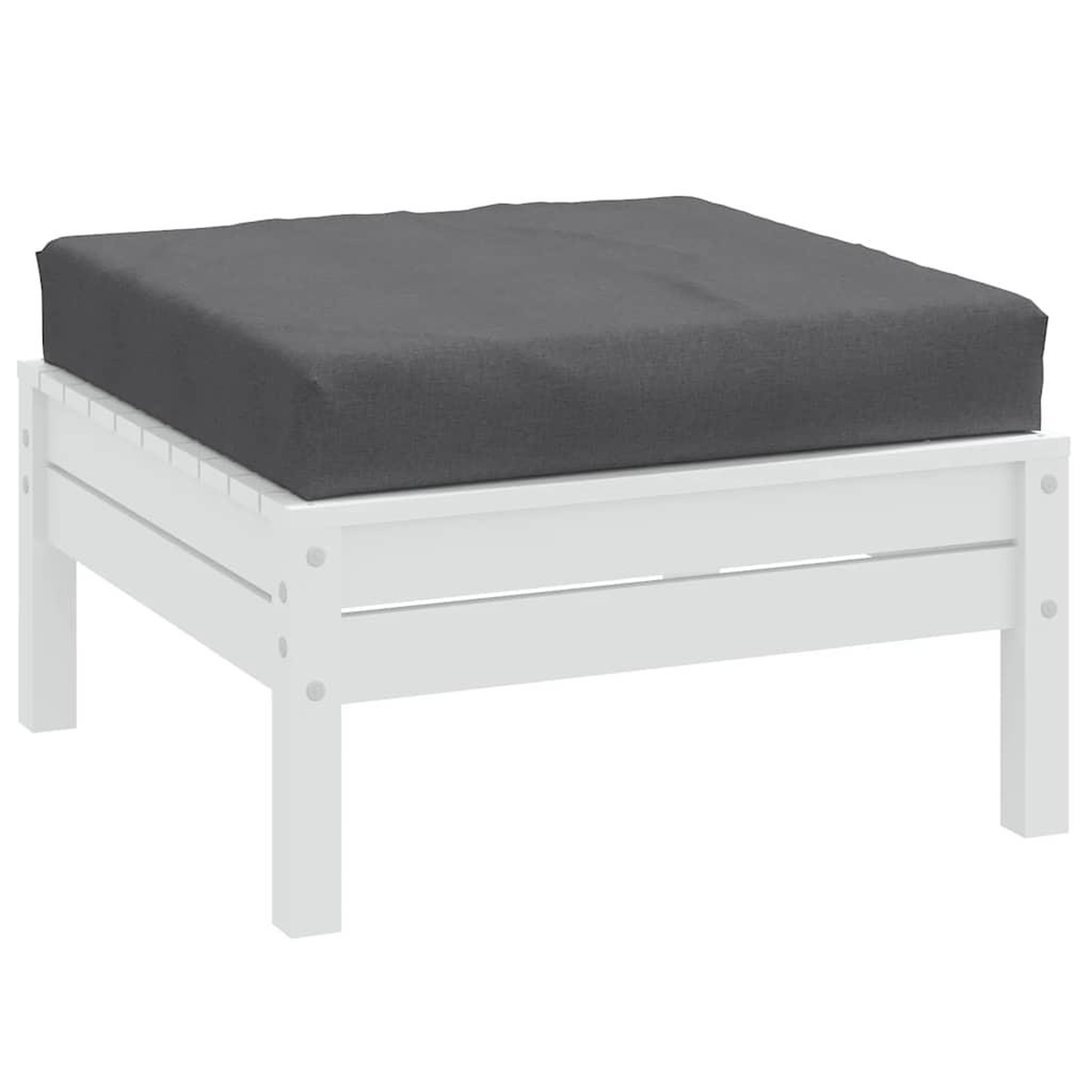VIDAXL Coussin de palette anthracite melange 60x60x10 cm tissu