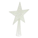 FEERIC LIGHT & CHRISTMAS Cimier Étoile Déco  Légende d'Hiver  38cm Écru