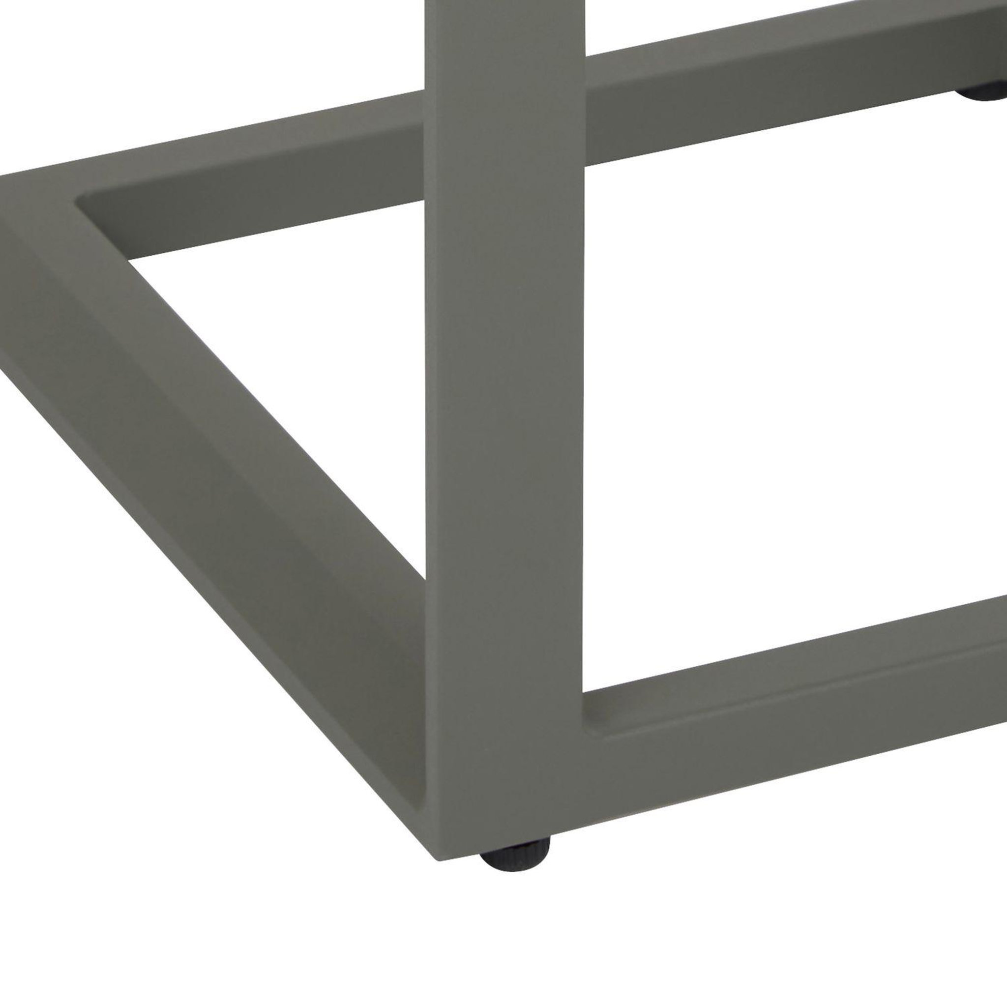 Voir la diapositive 5 : HESPERIDE Table d'appoint de jardin carrée evasion