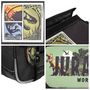 Voir la diapositive 6 : Bagtrotter Bagtrotter - Jurassic World - Cartable 38cm  -  Noir et Vert Kaki  - 2 Compartiments  - 1 Poche Sous Rabat - 1 Poche Bouteille - Bretelles Matelassés - Fond Renforcé - Dos Matelassé -  Rabat Réversible - 38x13x34cm - Matière Polyester - Cartable Scol