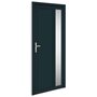 Voir la diapositive 2 : VIDAXL Porte d'entree anthracite 98x208 cm PVC