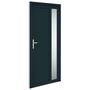 Voir la diapositive 2 : VIDAXL Porte d'entree anthracite 98x208 cm PVC