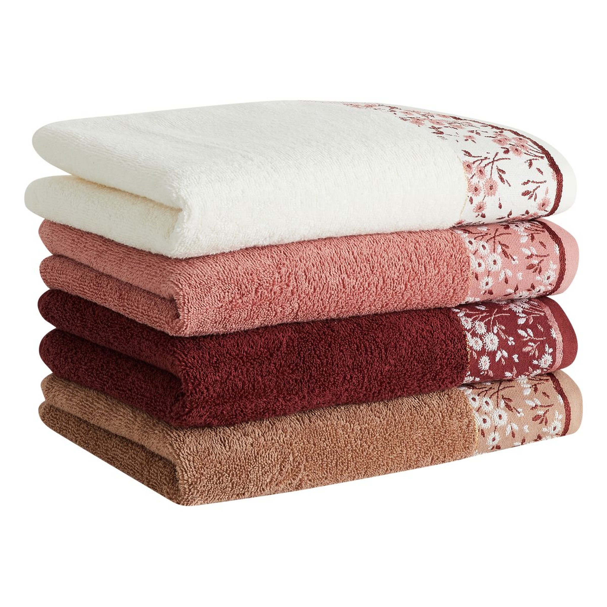 Voir la diapositive 1 : ACTUEL Maxi drap de bain fantaisie en coton 500 g/m²