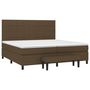 Voir la diapositive 3 : VIDAXL Sommier a lattes de lit avec matelas Marron fonce 200x200 cm