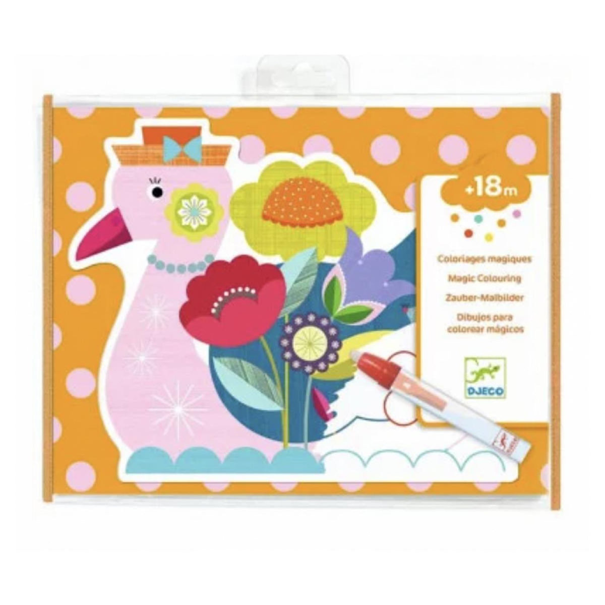 Djeco Coloriage magique a l eau animalo-len