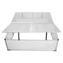 Voir la diapositive 4 : VIDAXL Serre froide a 4 couvercles 108x110x41 cm