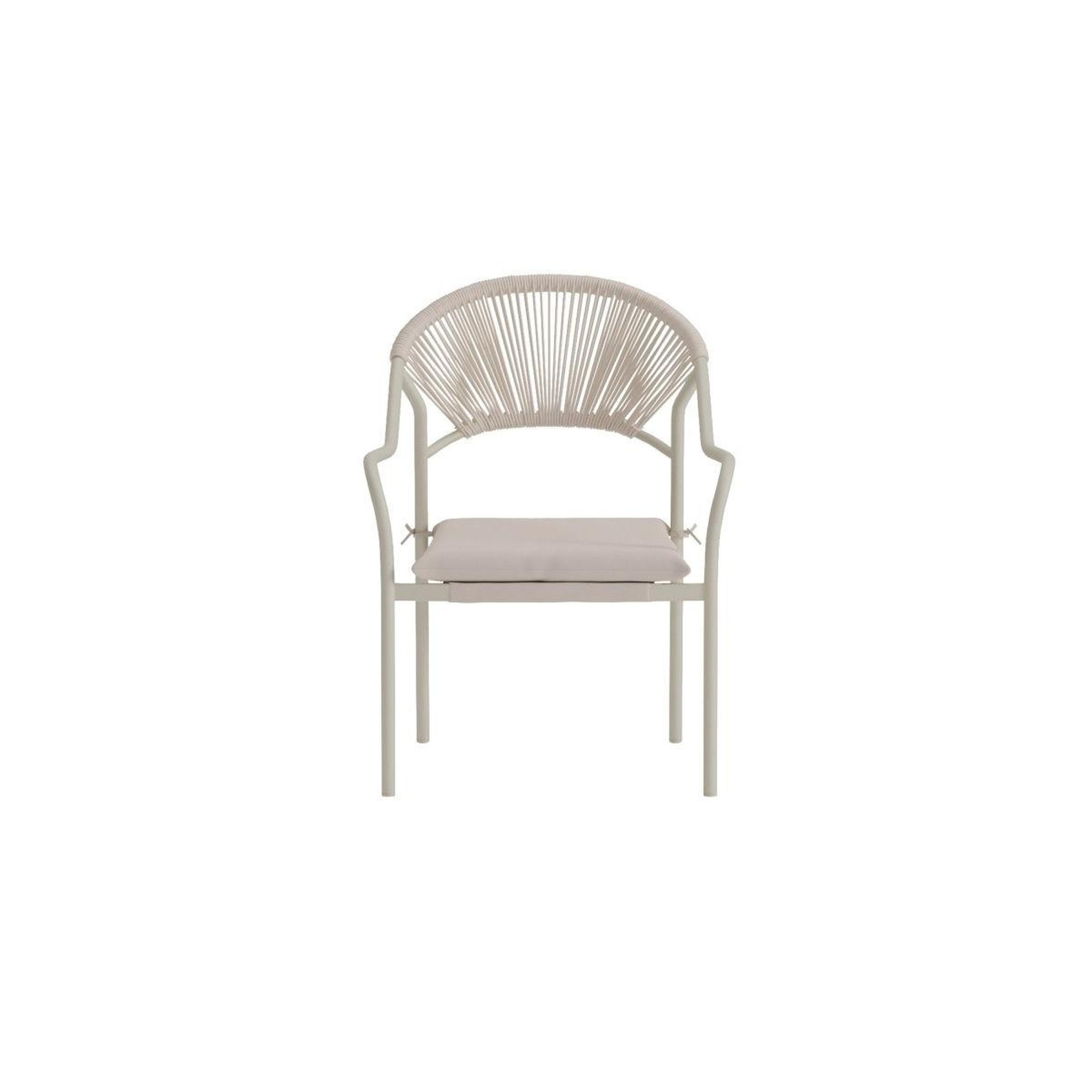 Voir la diapositive 2 : Paris Prix Chaise de jardin  paros   84cm beige