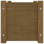 Voir la diapositive 4 : VIDAXL Jardiniere d'exterieur Marron miel 60x31x31 cm Bois de pin