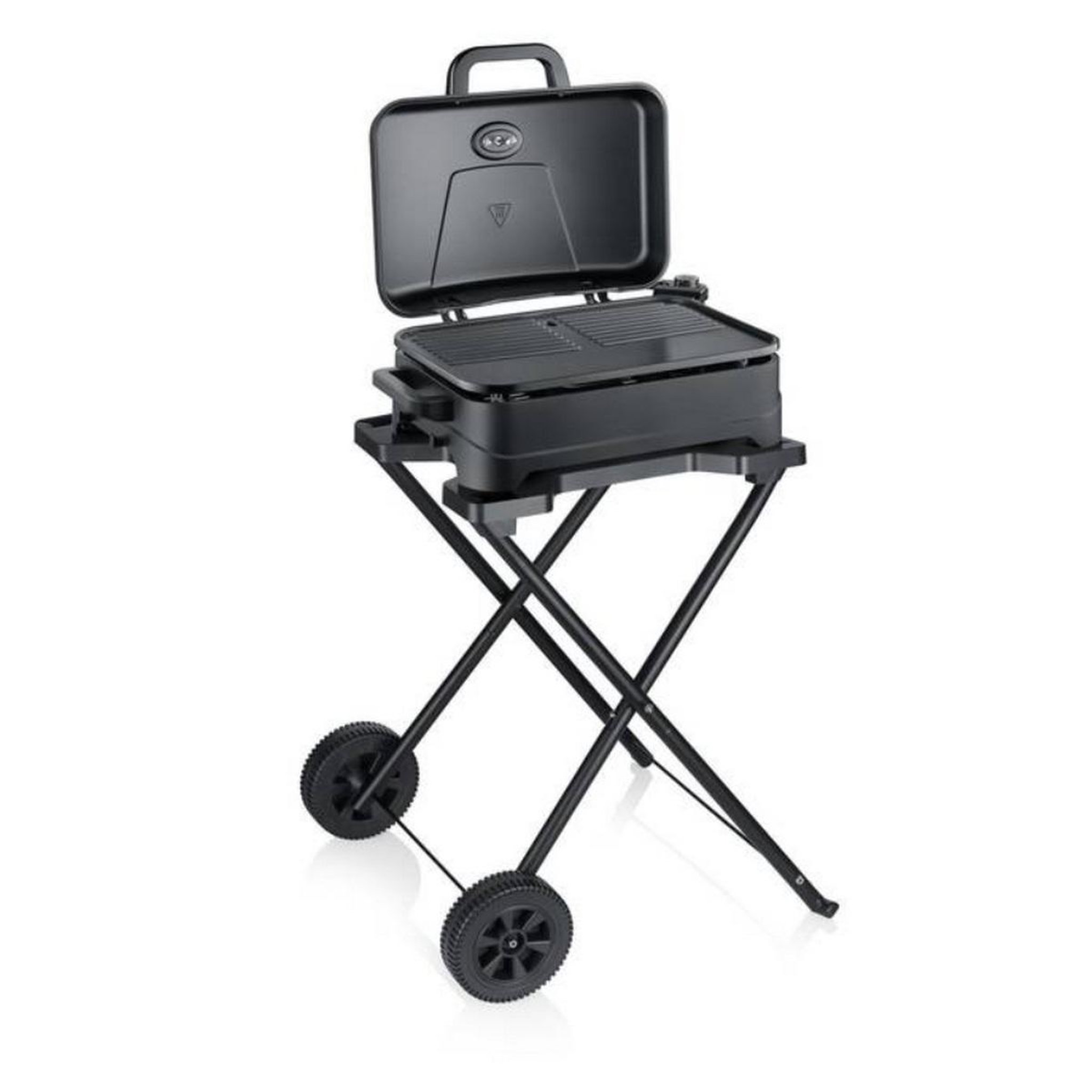Voir la diapositive 2 : SEVERIN Barbecue électrique sur pieds 2300w noir - pg8598