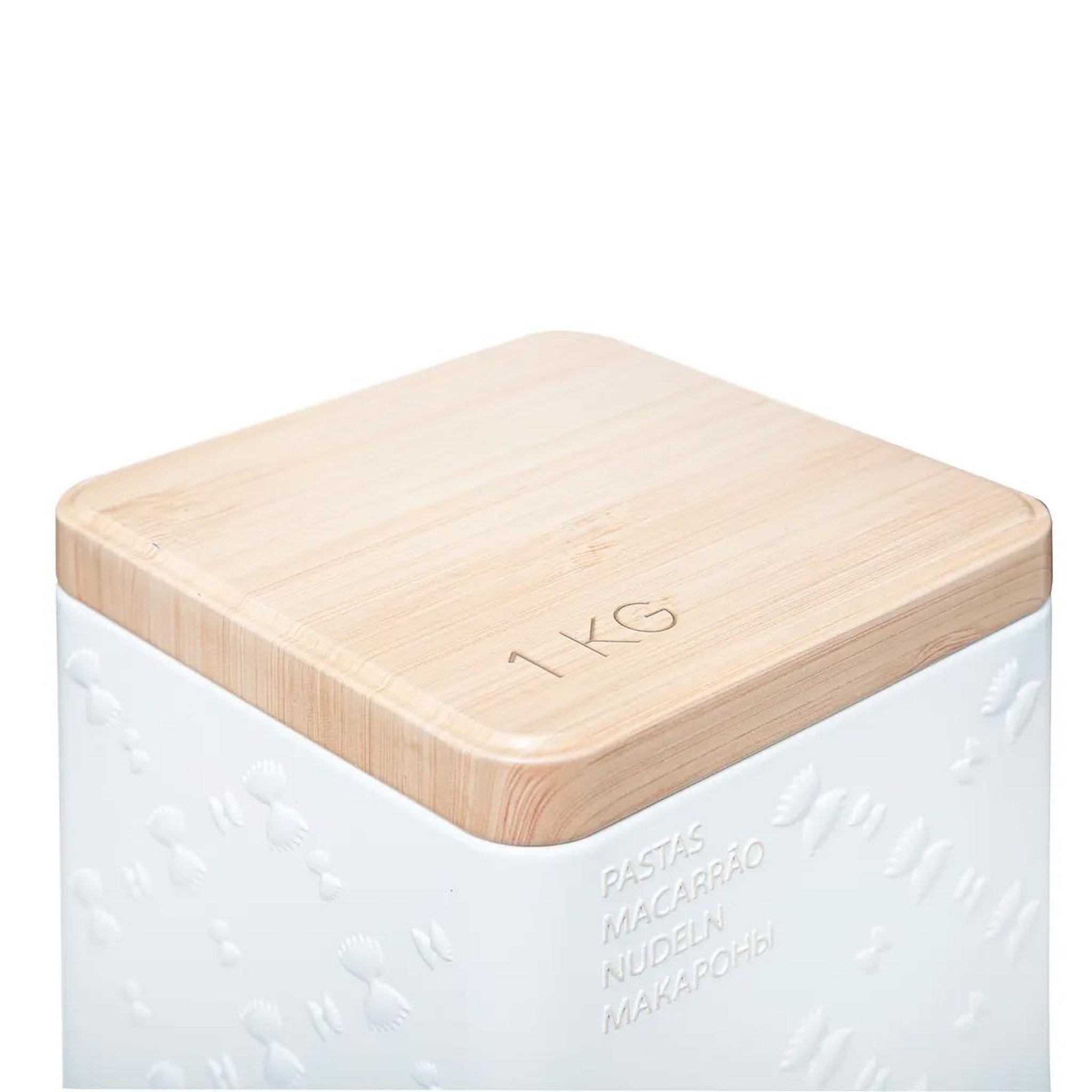 Voir la diapositive 3 : FIVE Boîte à pâtes  scandi  18cm blanc