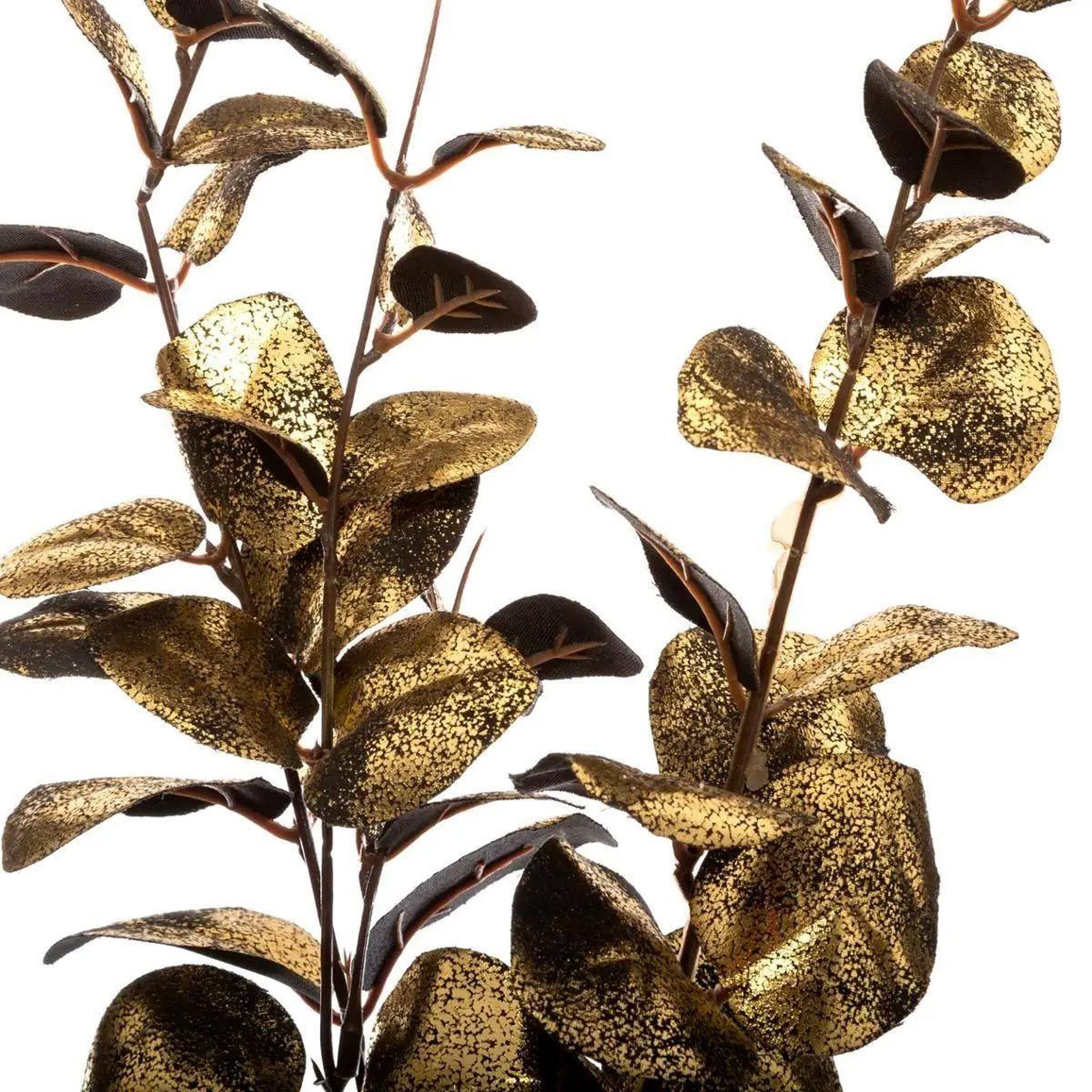 Voir la diapositive 2 : ATMOSPHERA Branche d'eucalyptus déco  soir  76cm noir & or