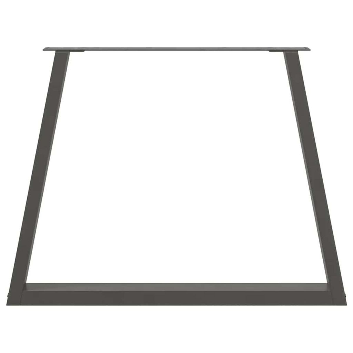 VIDAXL Pieds de table a manger forme de V 2 pcs 90x(72-73,3) cm acier