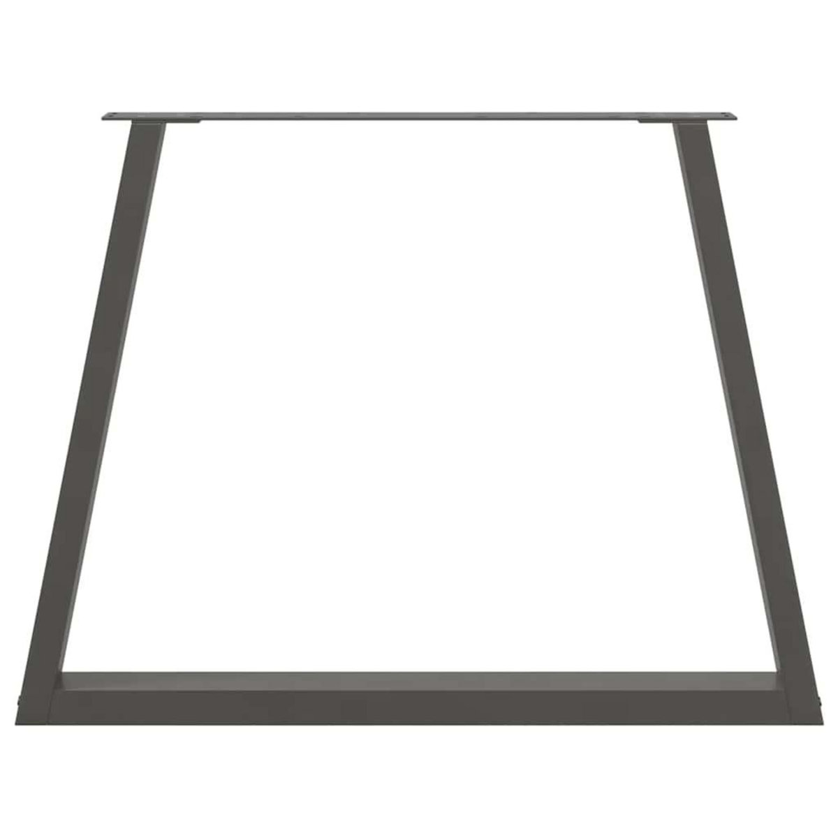 VIDAXL Pieds de table a manger forme de V 2 pcs 90x(72-73,3) cm acier