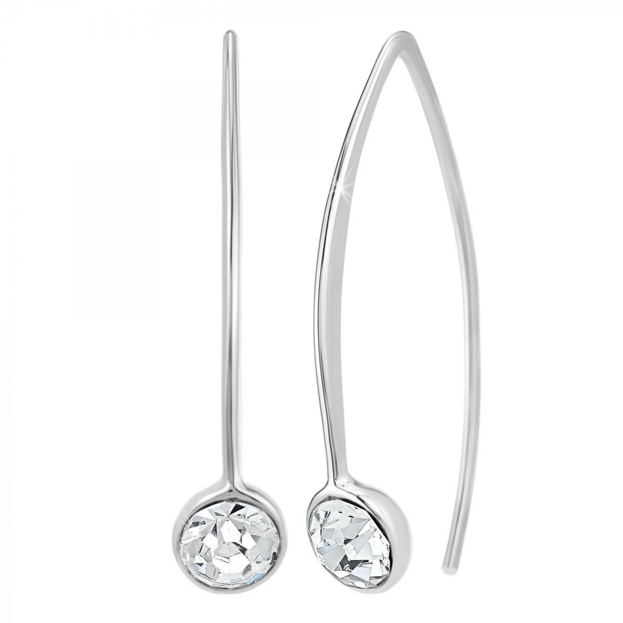 SC CRYSTAL Boucles d'oreilles SC Crystal ornées de Zirconium