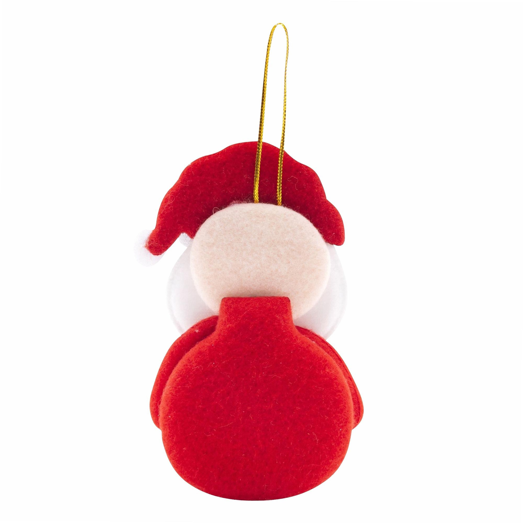 Voir la diapositive 2 : WERKAPRO Décoration Père Noël à suspendre  8 x 13 cm
