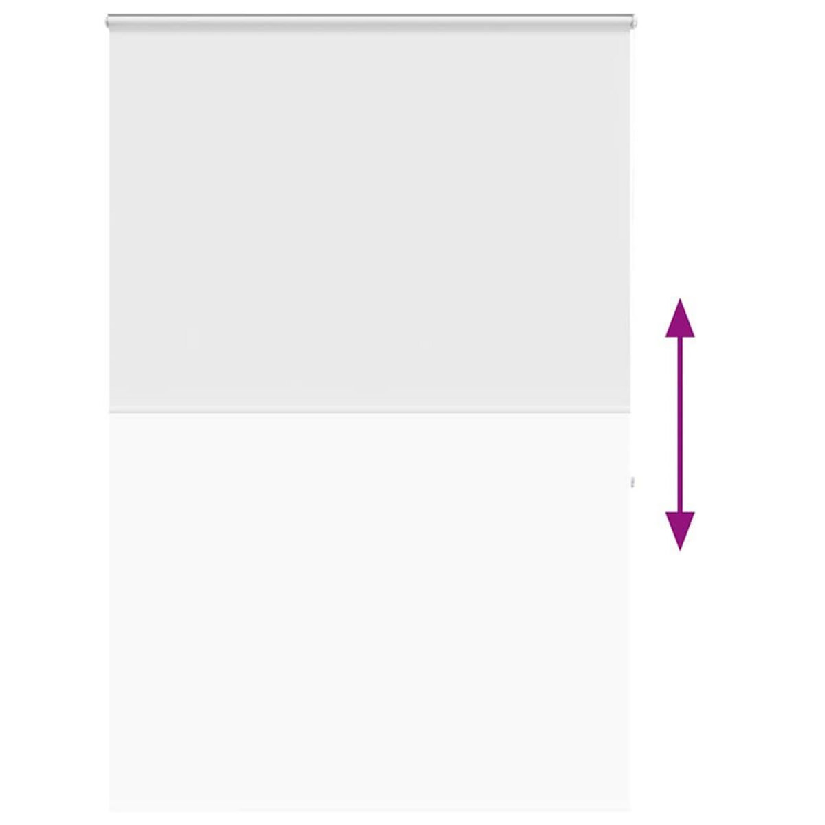 VIDAXL Store enrouleur de douche avec cassette largeur du tissu 146 cm