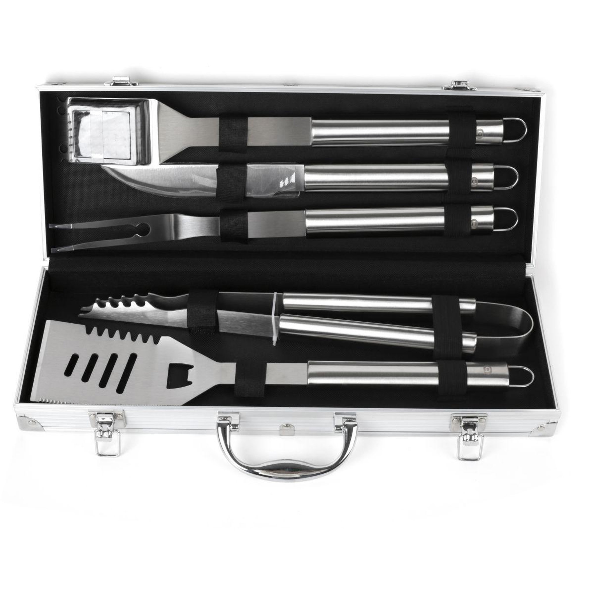 ESSENTIEL B Ustensile barbecue malette set 5 pièces