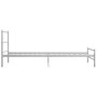 Voir la diapositive 4 : VIDAXL Cadre de lit sans matelas blanc metal 90x200 cm