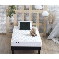 Matelas Et Sommier 90x190 Madere - Newkit - Soutien Ferme - Sommier Démonté  - Gris à Prix Carrefour